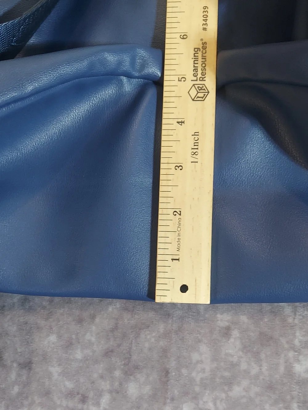 CLUCI Navy Blue Faux Leather Convertible Backpack Purse - Everyday Bag